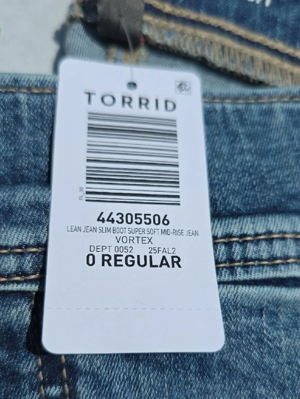 torrid Dark Blue Stretch Bootcut Jeans